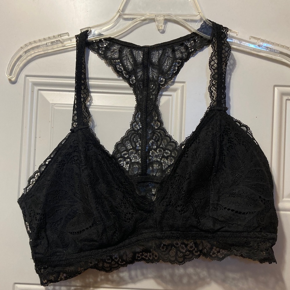 Elegant‎ Black Lace Bralette M